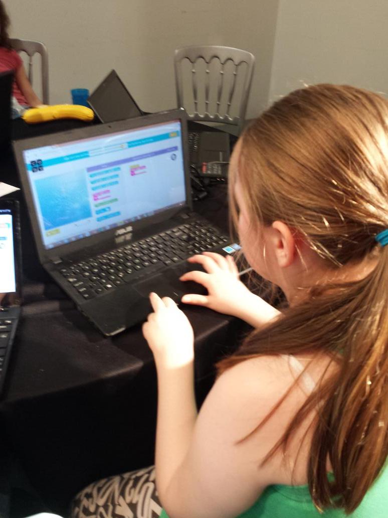 CoderRoyston's tweet photo. 2 of our club members are having great fun @CoderScot girls event #coderpics #coderdojo http://t.co/NQZ6DP2SUZ