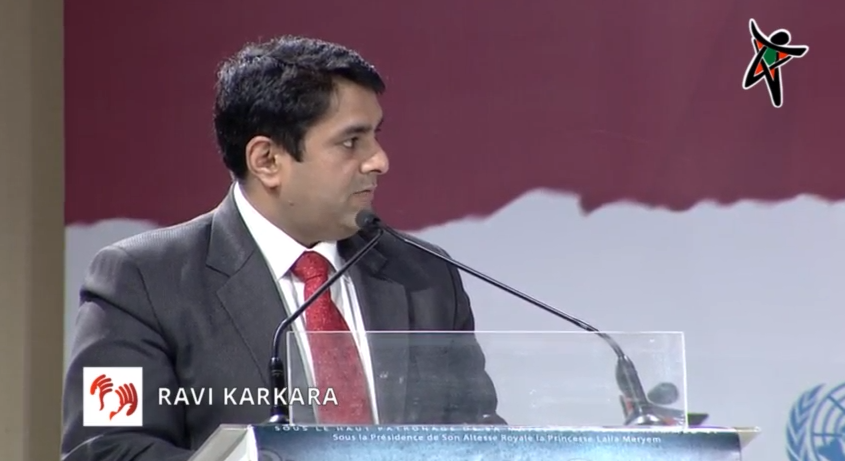 FMDH_Enfants's tweet photo. "Children are the future, we are the present today" - @ravikarkara #FMDH #ONDE #Marrakech http://t.co/dtqq2gD8iv