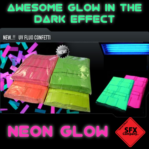 SFXcompany's tweet photo. Let's make it special met "glow in the dark" confetti! 
#UV #fluo #glowinthedark #slowfall #confetti http://t.co/tZkBr145KD