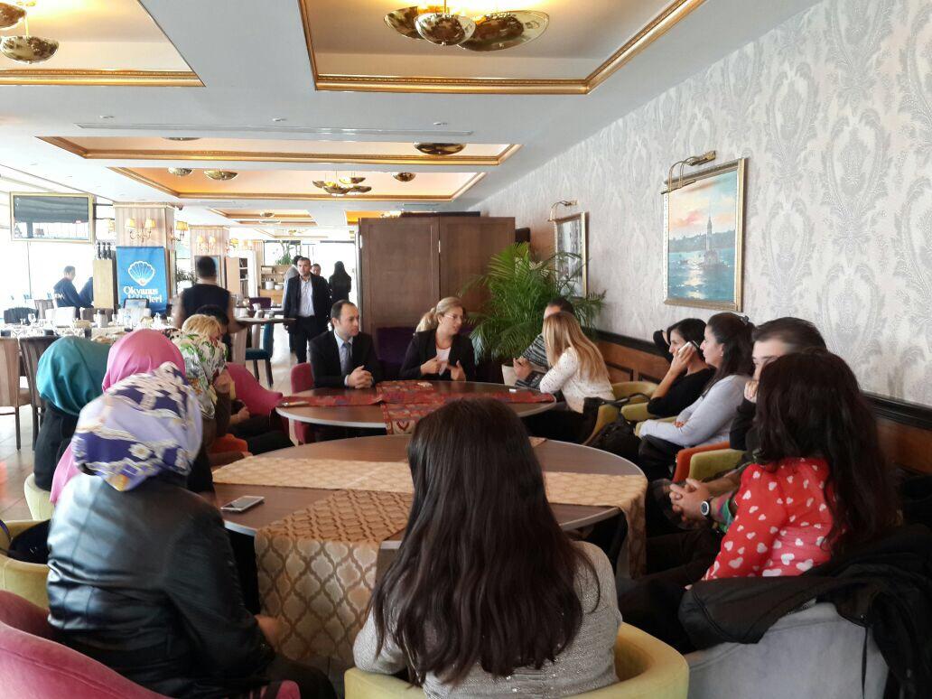 Çevre Anaokulları kurucu ve yöneticileriyle sabah kahvaltısında bir araya geldik.