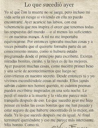 rita81011's tweet photo. Al final terminaré queriendote y eso me parece más interesante http://t.co/qdmJrxyZw0