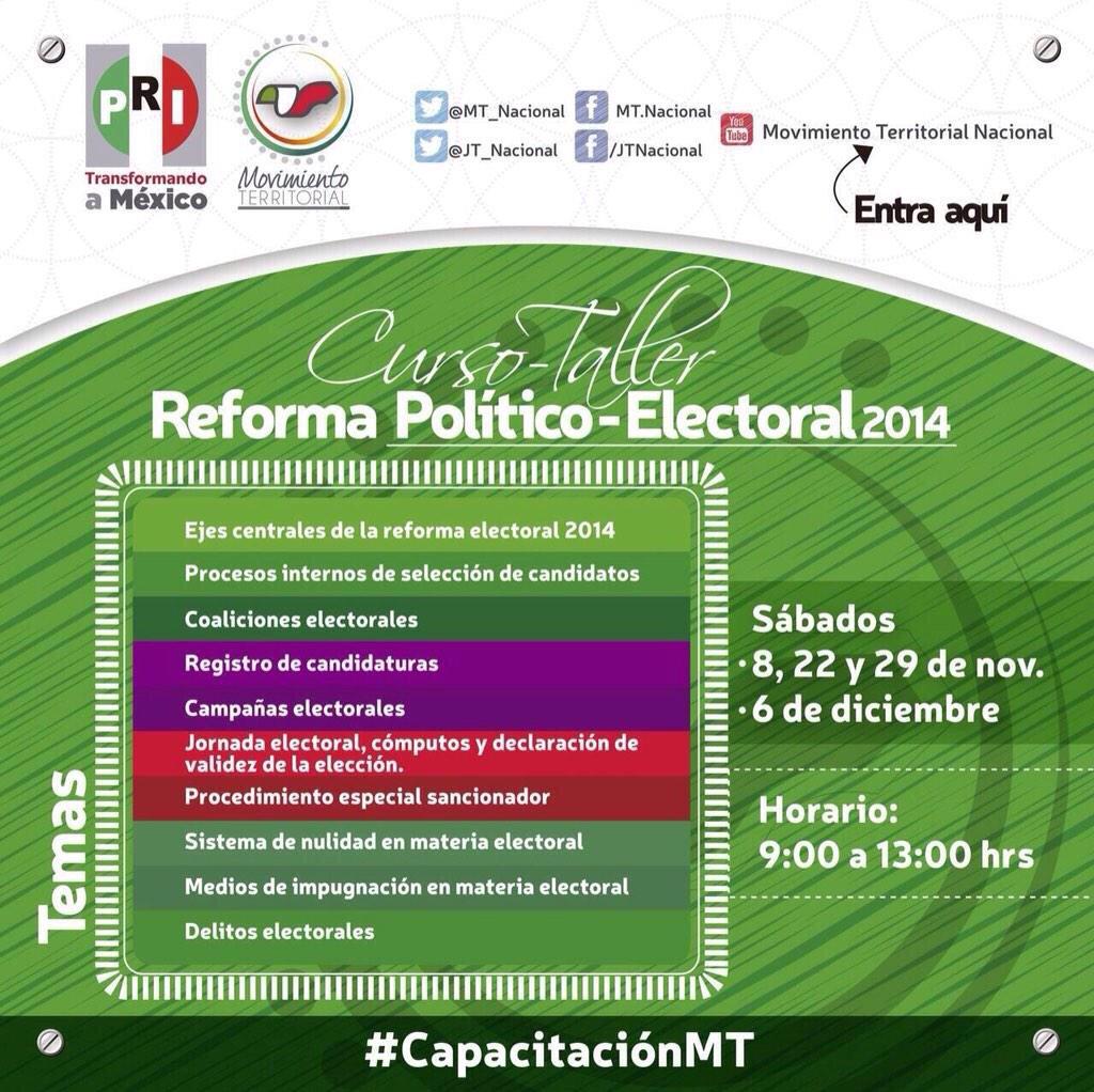 MT_Nacional's tweet photo. Ya estamos por iniciar con nuestro "Curso-Taller Reforma Político-Electoral" #CapacitaciónMT @analiliaherrera http://t.co/8wAl5OHyhz