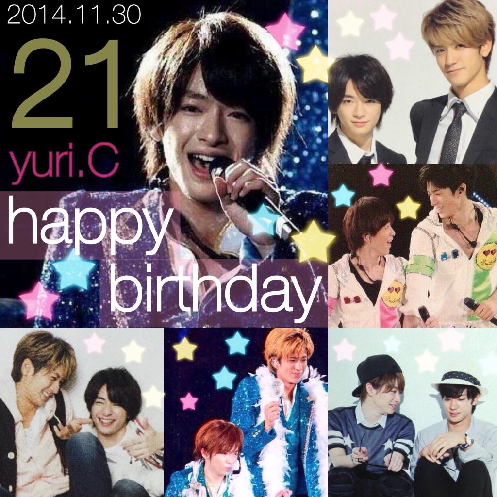 Yuri chinen happy 21st birthday !!
have a wonderful day and great year 2014.11.30 