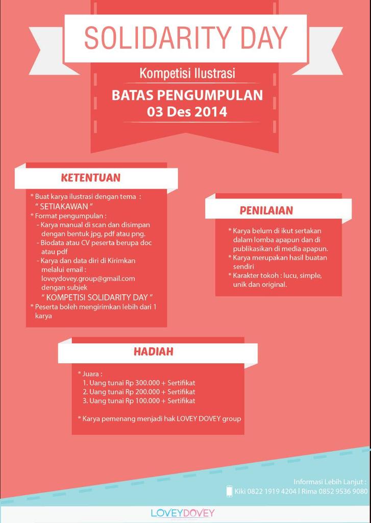 4 hari lagi!! Ayok submit karya kalian. Kompetisi illustrasi berhadiah uang tunai&amp;sertifikat m.facebook.com/74420060897432…