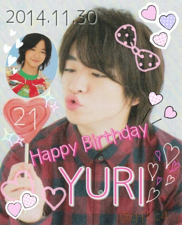   Happy Birthday YURI CHINEN                          :.  (*´ `)  .:  