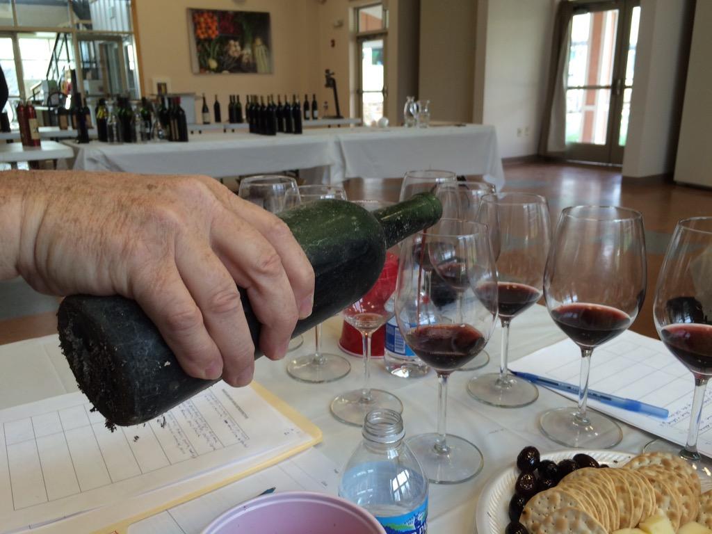 Great Cabernet from Bert before <a href="/basignani/">Basignani Winery</a> was licensed. 1981 still beautiful. Check out that bottle! #mdwine