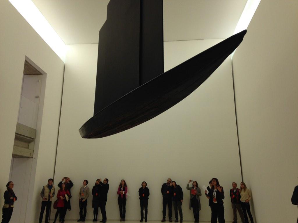 La Barca di Claudio Parmiggiani alla collezione Maramotti