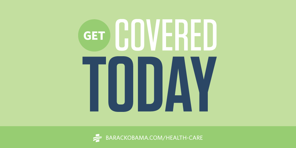 BarackObama's tweet photo. Check this off your to-do list: Find quality, affordable health care. http://t.co/xfWA6hlQAn #GetCovered http://t.co/vlHa9lBvQl