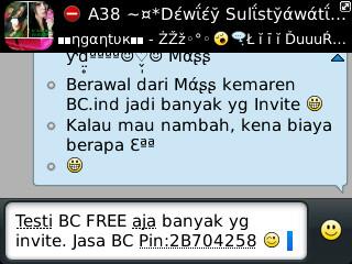 Jasa_PromotePin's tweet photo. Testi BC FREE dari Pin:2B704258 aja banyak yang invite, gimana pakai yang berbayar? Ajibbbb... http://t.co/16ONlXLJ99