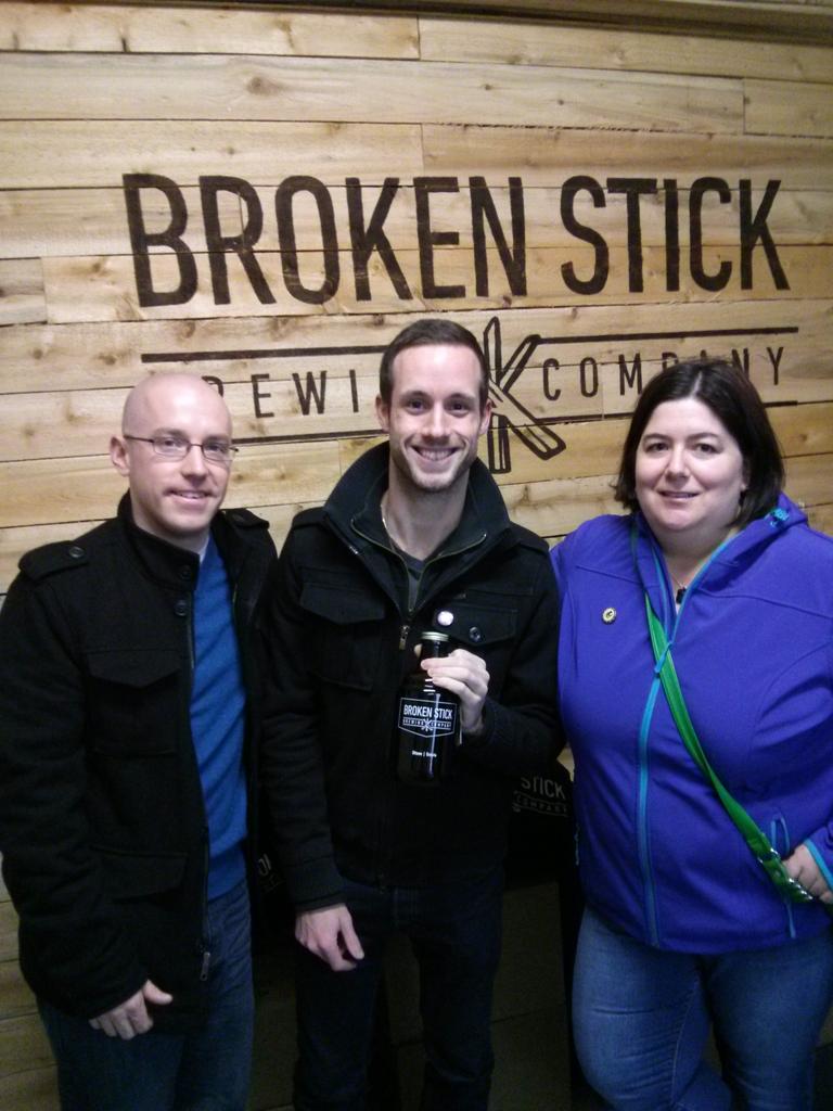 Hanging out <a href="/BrokenStickBrew/">Broken Stick Brewing</a> with <a href="/CraftBeerOttawa/">CraftBeerOttawa</a> always room for more breweries!!! #613beer