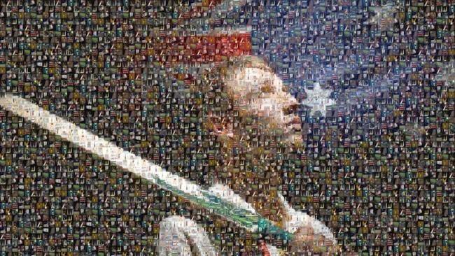 OneLewisONeill's tweet photo. This is amazing,  mosaic made up of everyones photo's of their bats out. Please RT 💙 #PhilipHughes #putoutyourbats http://t.co/NLnPqpsNXL