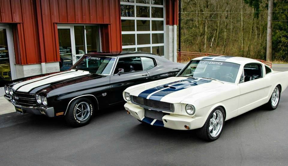 Muscle2Cars's tweet photo. Chevelle SS OR Mustang http://t.co/e93jTUfRbz