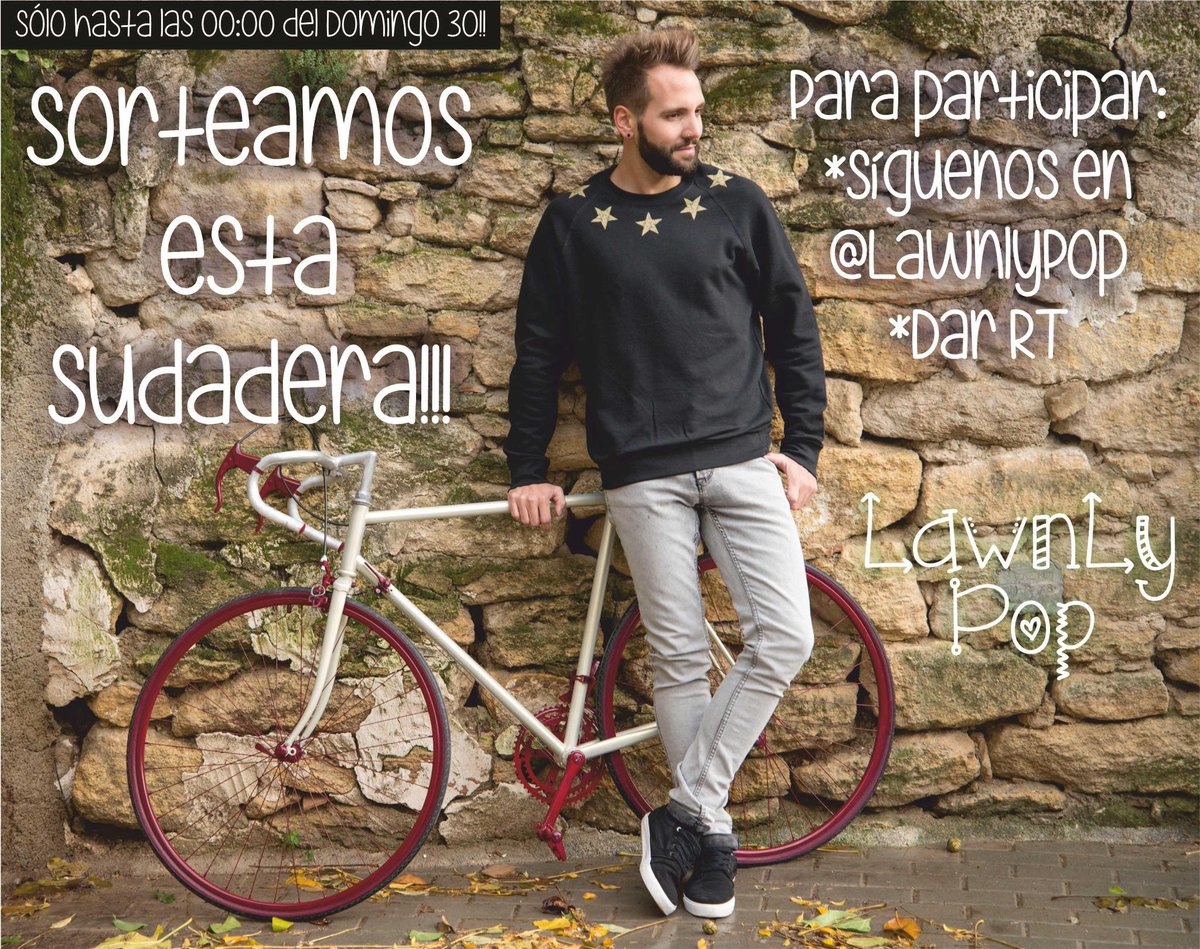 LawnLyPoP's tweet photo. Seguimos de #sorteo!! Hasta mañana a las 00:00h! Sigue los pasos y esta sudadera puede ser tuya!! #LaHoraMagica306 http://t.co/YERvdmJuNs