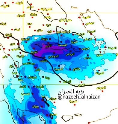 nazeeh_alhaizan's tweet photo. توقعات #الأمطار من الأوروبي
خلال الـ30ساعةالقادمة
تدرج اللون الأزرق حتى الغامق
خفيف متوسط غزير
البنفسج هطول غزير جداً http://t.co/54X1BH2DPl