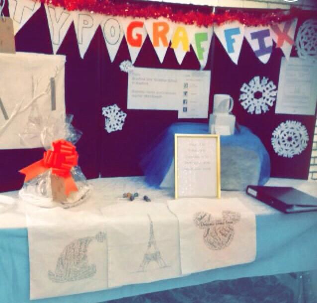 Typograffix's tweet photo. We also won the runners up prize for the best stall &amp; should be making an appearance on @Bradford_TandA next week! :) http://t.co/qcfpHWVCvw