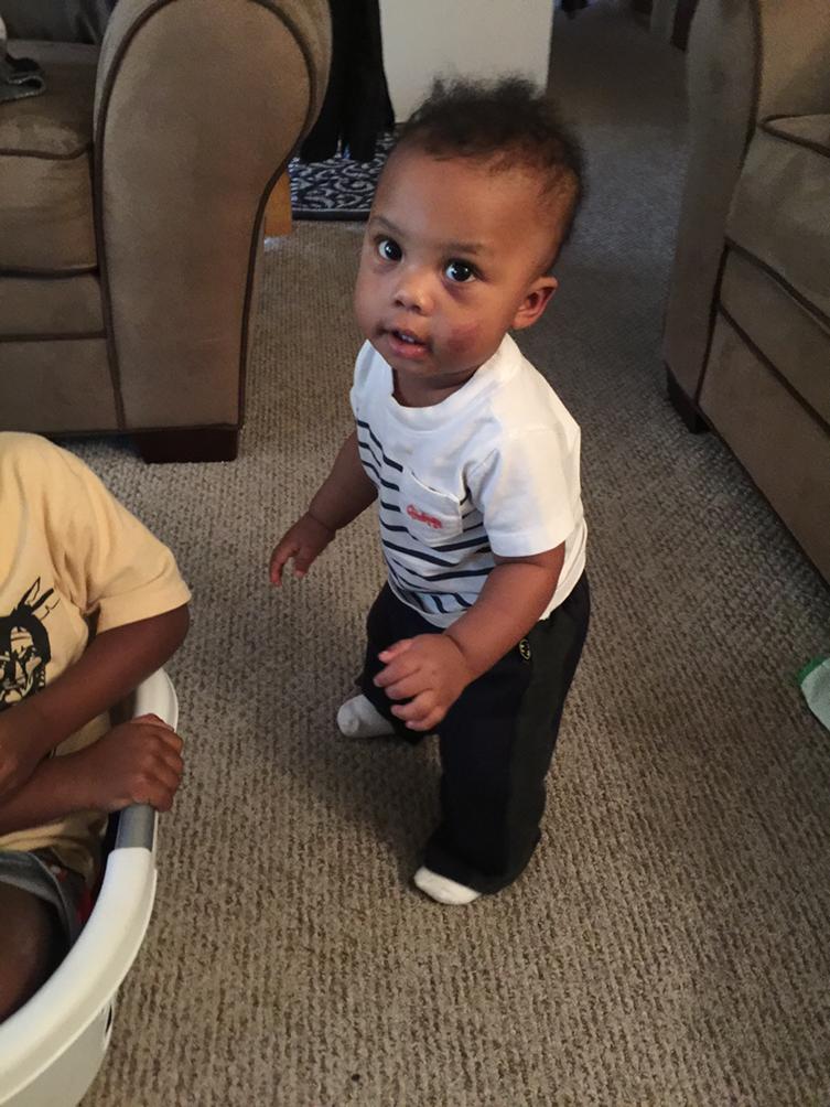 PastorToddJ's tweet image. It's a miracle!!! When JT got hurt, Ethan stood himself up &amp;amp; said "I'm ready to go in dad!" #walkingbychristmas #9mos