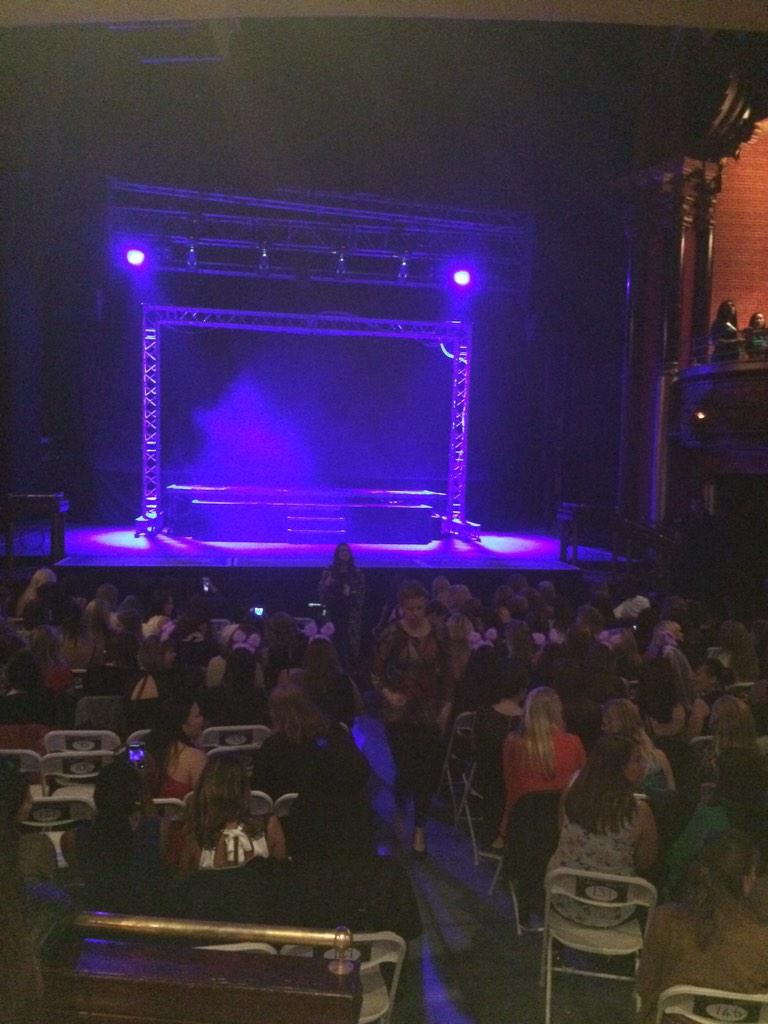 ForbiddenNights's tweet photo. Stage is set its showtime @TheClaphamGrand ladies are you ready. http://t.co/aCj2sYh3i7