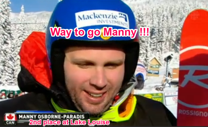 prebenganz's tweet photo. Way to start the season brother!"@manny_ski  Manny Osborne-Paradis  2nd at Lake Louise DH  http://t.co/HukpKAxg4Y"