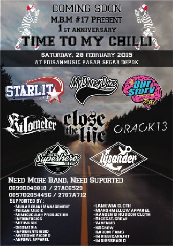 <a href="/lastname_dpk/">lastname(LN)</a> 1st Anniversary @TTMC_poppunk at Edisan ps. Segar Depok. Need More Band. 08990040810 / 27AC6529