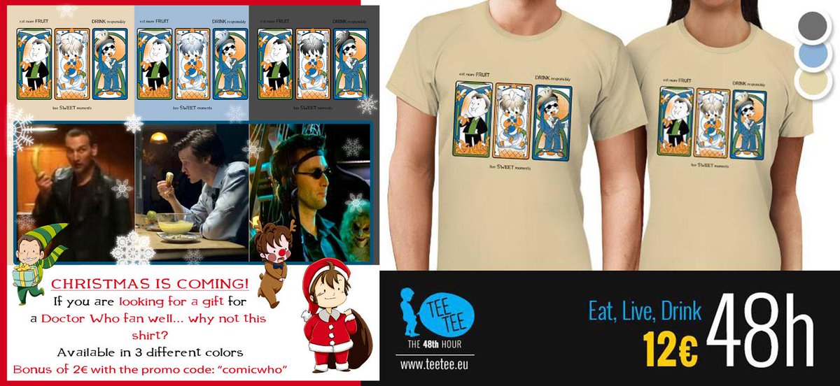 ComicWho's tweet photo. Our #DoctorWho t-shirt is available for purchase at: http://t.co/EmcBVFFQUl http://t.co/XP5u4yfjxr