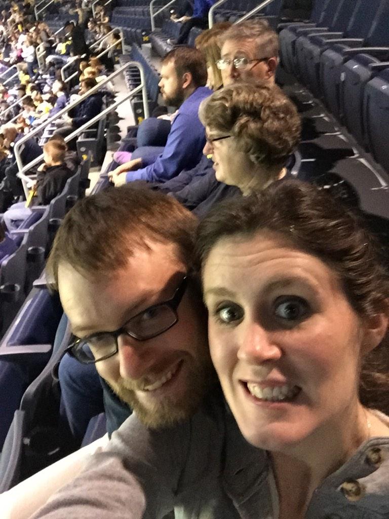 Go blue! #livefromcrisler