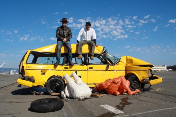 MythBusters's tweet photo. Don't forget to take the #GiftBusters quiz for the chance to win tix to see us LIVE! http://t.co/0OhcZypExt http://t.co/ZzAb2W18im