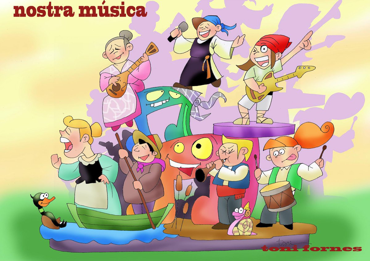 F_ReisCatolics's tweet photo. Nostra Falla Infantil per a aquestes falles "La nostra musica" obra de @ARTISTAVALENCIA http://t.co/FSdMX18X47