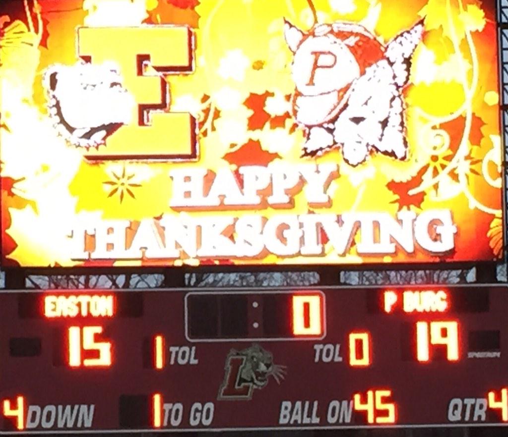 pburgprincipal's tweet photo. No better feeling. A Pburg win, the entire school celebrating on the field &amp; band playing alma mater! #PHSStrong http://t.co/aDEvlPAA7O