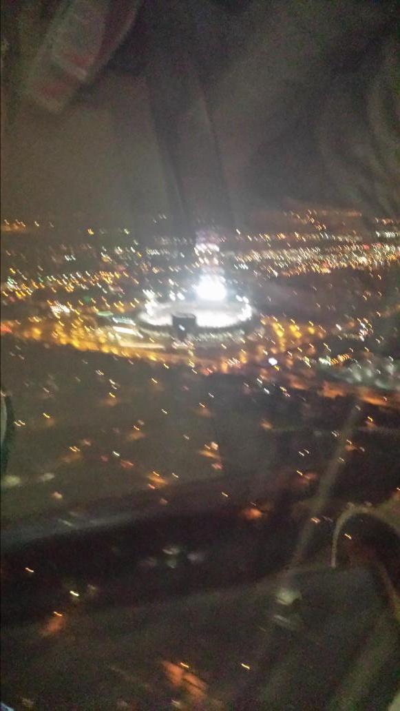 espnSteveLevy's tweet photo. From Death Valley to Lambeau Field in 2 hours. #fastplane http://t.co/vpLQGpgH8t