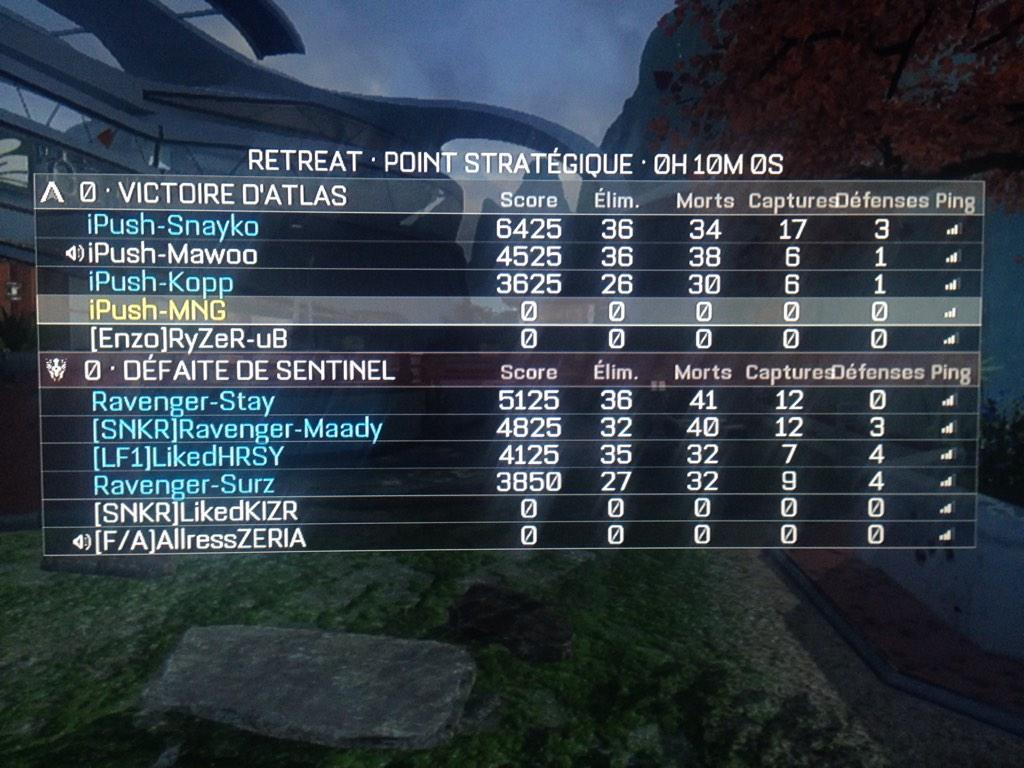 iPush_B's tweet image. 3eme maps train : HP RETREAT win