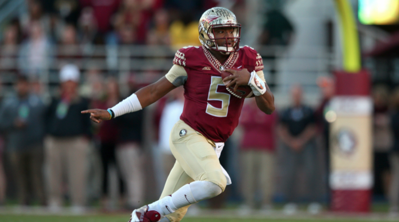 SportsCenter's tweet photo. Seminoles hold off Gators late, beat Florida, 24-19. No. 3 Florida State extends win streak to 28 games. http://t.co/eXHkznLy9Q