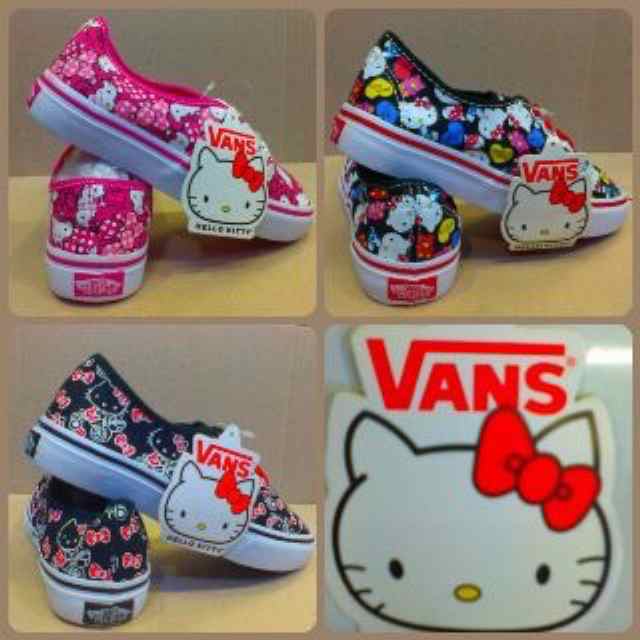 LenamStore's tweet photo. Vans hello kitty size 36-40 just 280k belum termasuk ongkir :D buruan stock terbatas, chat aja di 25C350C1 http://t.co/NvuhYvi9CY