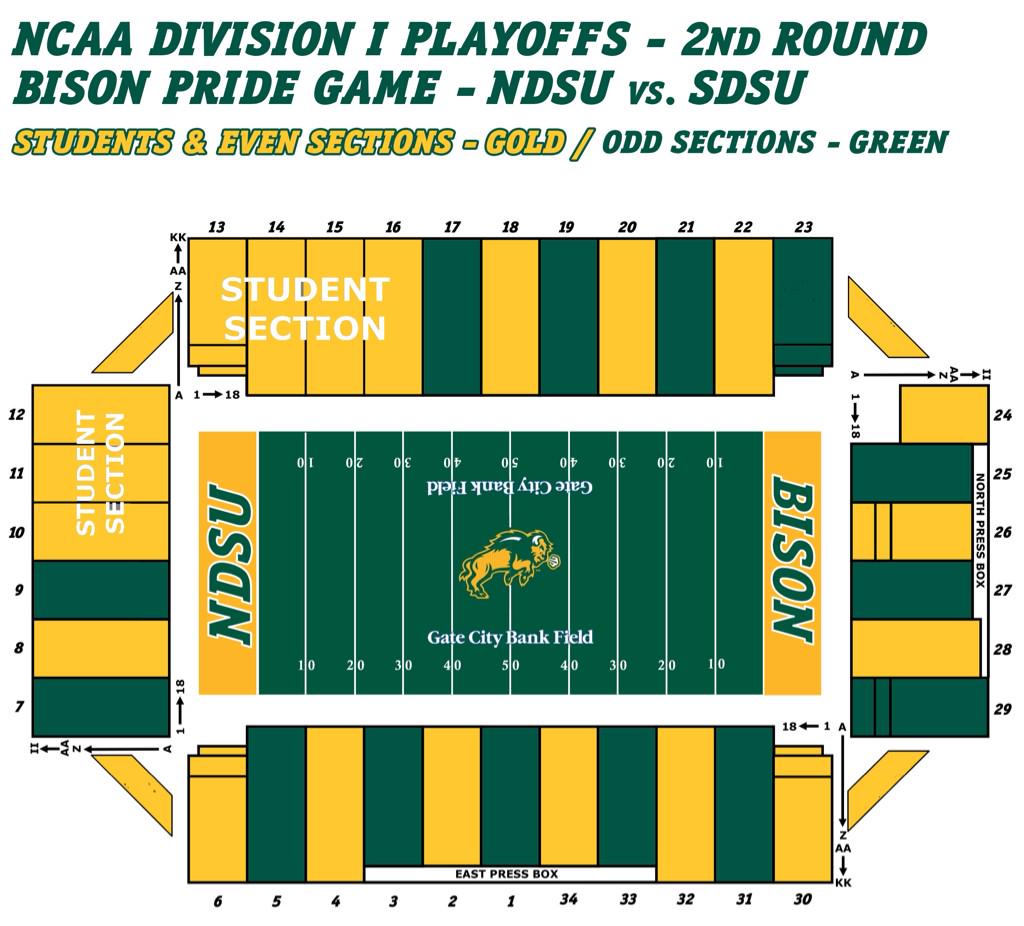 Fargodome Bison Football Seating Chart