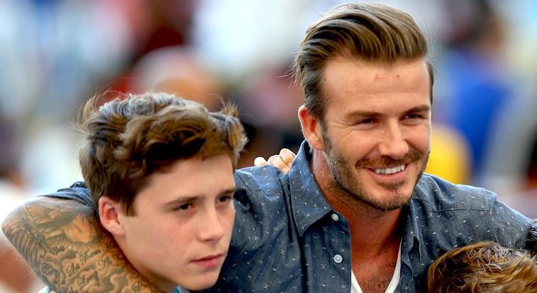 enews's tweet photo. Oh no! David Beckham &amp; son Brooklyn got into a car crash. They're OK! Here's what happened http://t.co/4TPdcoYM3k http://t.co/cjRA2EgTvC