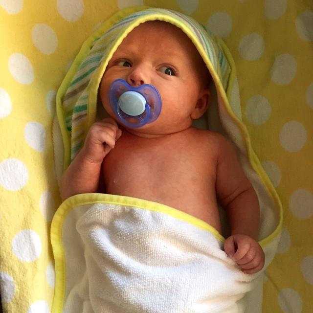 BertAlcorn's tweet image. #calcorn's got the crazy eyes. #firstbath #baller #shotcaller