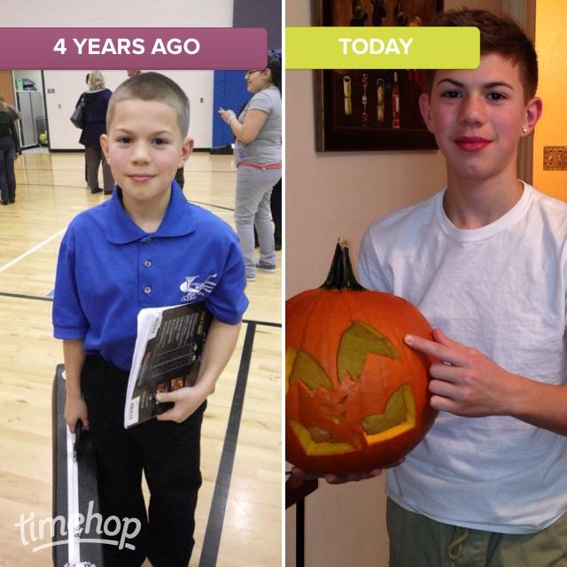 OTR_Recruiting's tweet photo. Look how little my boy was! Can't believe he will be 16 in 2 weeks! http://t.co/LRlVRbmcsc http://t.co/iKDPNutS4R