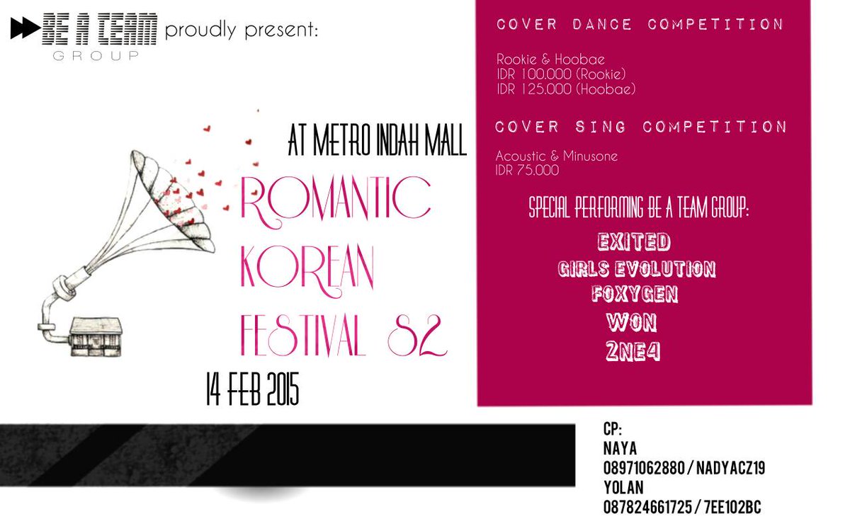 HAI! BE A TEAM GROUP PROUDLY PRESENT <a href="/shegreatDC/">shegreat</a>