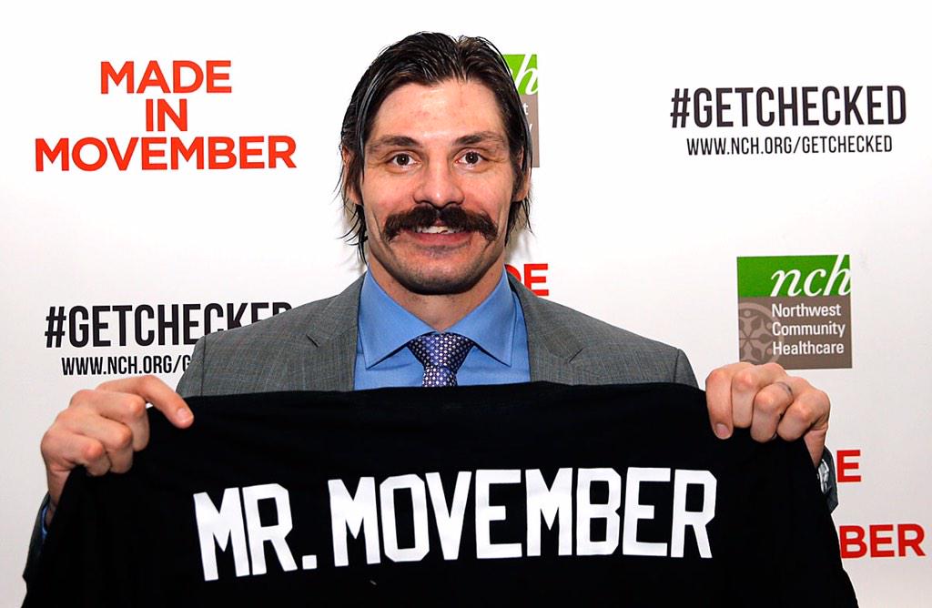 Is it surprising?? <a href="/brent_sopel/">Brent Sopel</a> wins the esteemed honor of #ChicagoWolves Mr. Movember #magnumpi <a href="/Movember/">Movember USA</a>