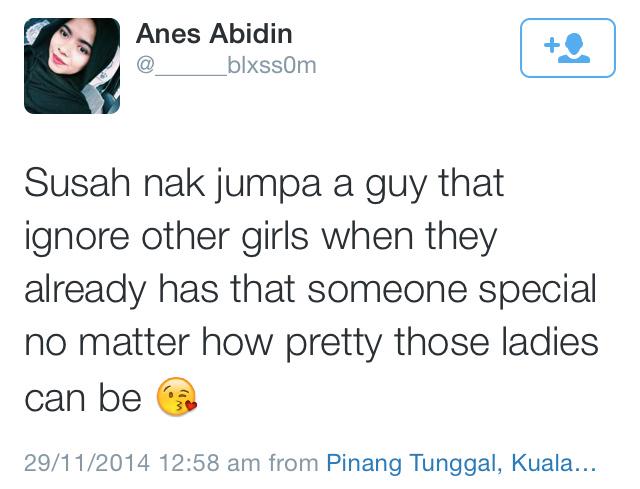 RaufHusin's tweet photo. Susah sebab, awak tak jumpa saya lagi. #BroSetia http://t.co/fK97GR3cGF