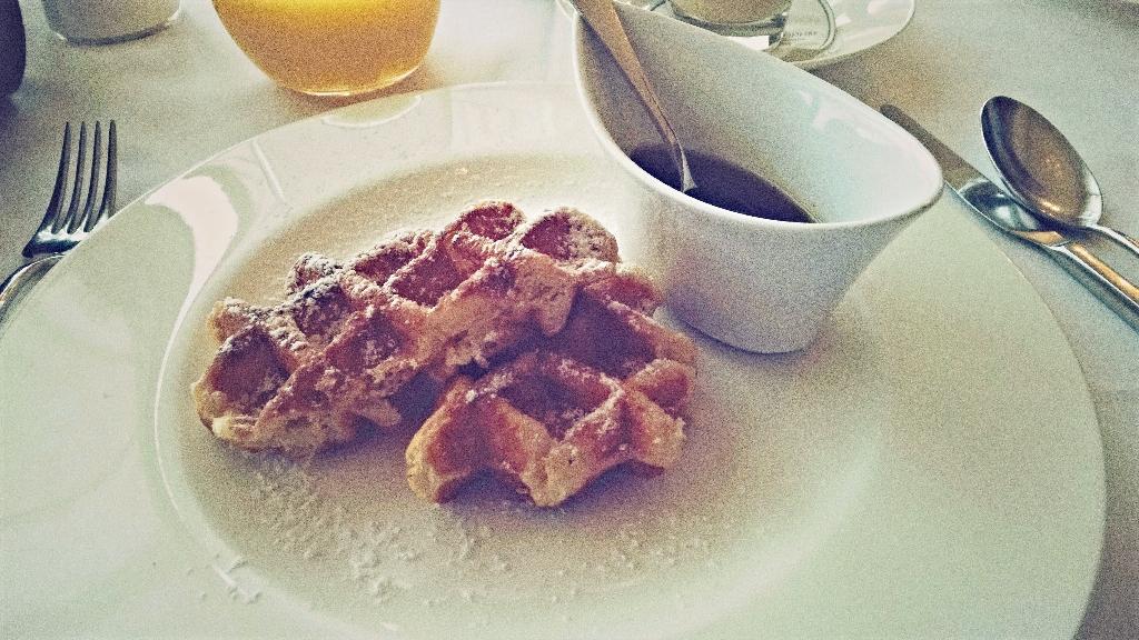 Am Sonntag gönnen wir uns doch eine Portion Waffeln um vom schlechten Wetter abzulenken ;-)