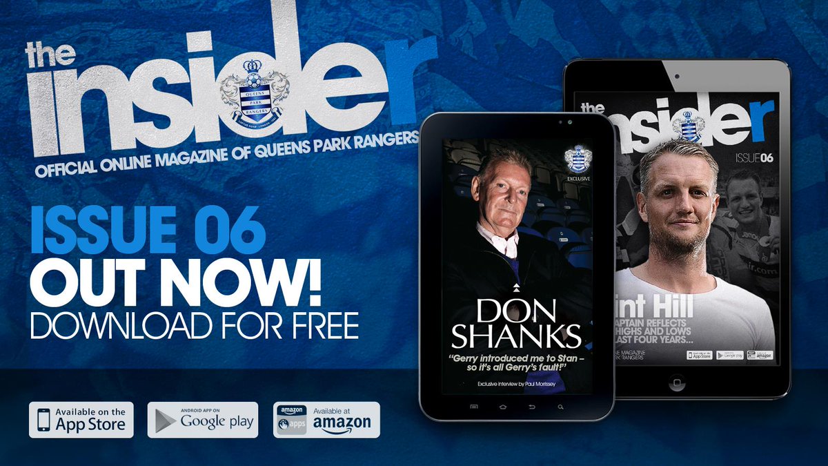 QPR_TheInsideR's tweet photo. INSIDE'R': You can now download our free digital magazine packed with exclusive #QPR content http://t.co/4RpgiR70BR http://t.co/PTkDZBGSQt