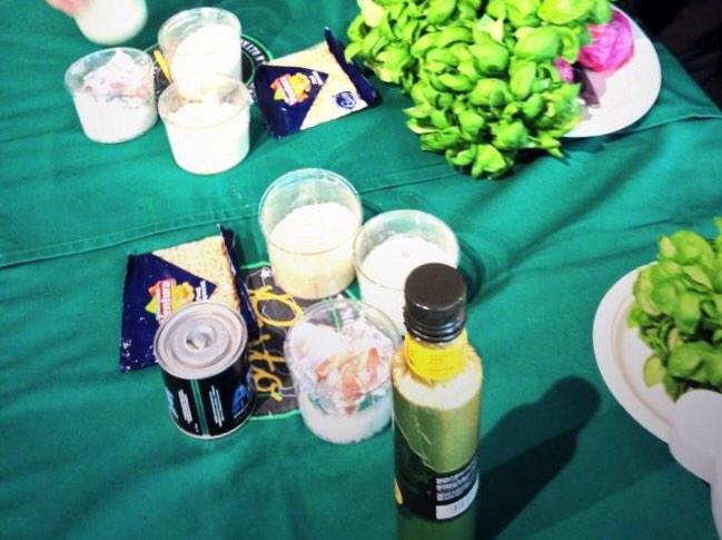 eatalyroma's tweet image. Tutto pronto per la gara di #pesto e un'altra giornata di @RomaFoodWine #RFWF14