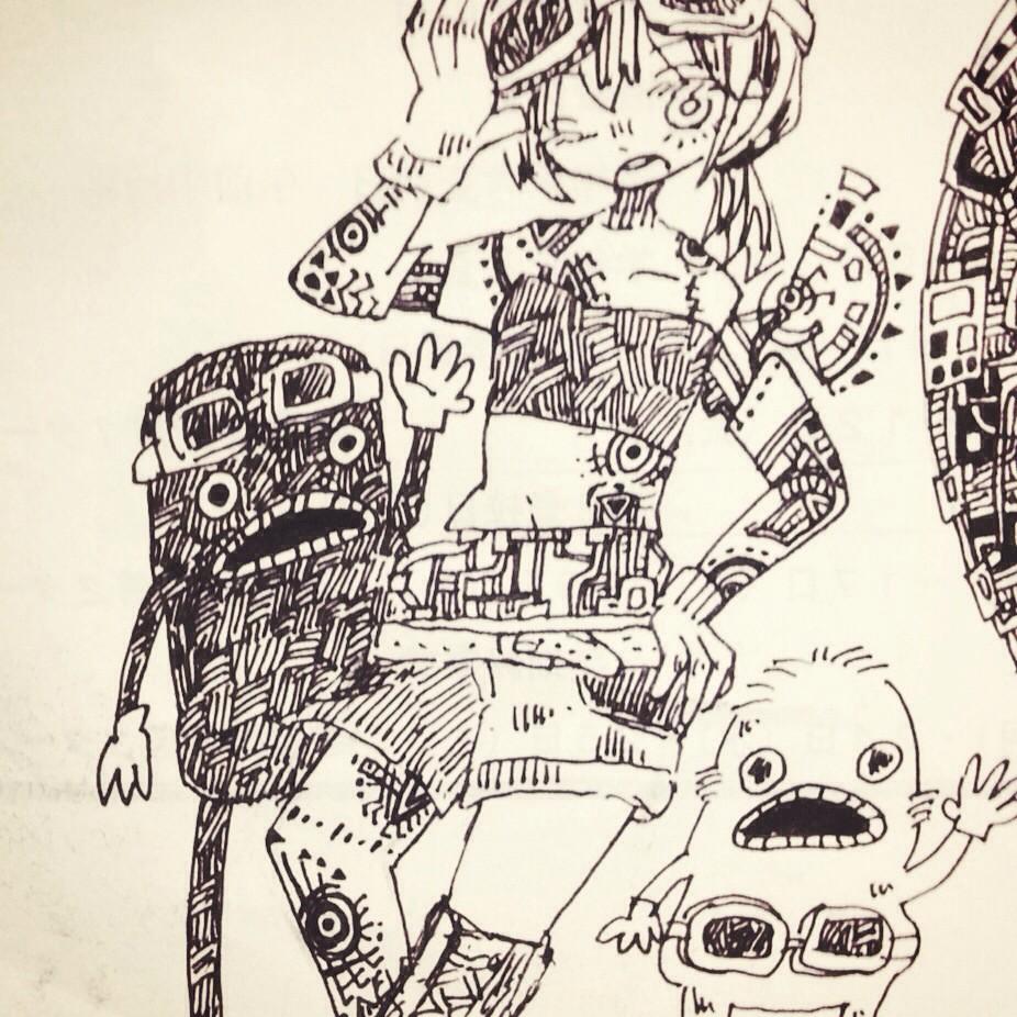 消しゴム忘れた日のボールペン絵✒︎
加工楽しい。
#創作クラスタ冬のフォロー祭
#ボールペン 