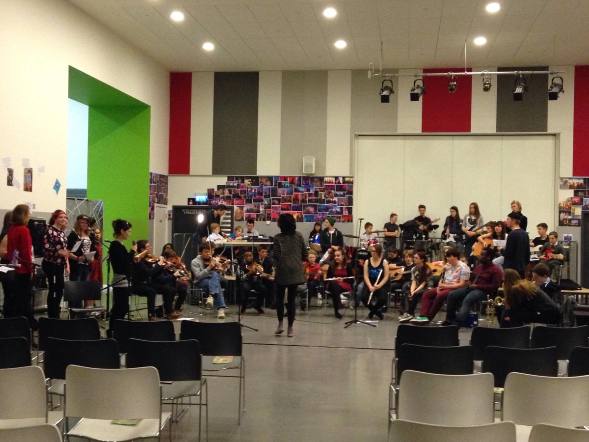 AyannaWJ's tweet photo. “@KentMusic: Not long to go now! Sounding great #OrchestraONE @RhythmixMusic @AyannaWJ http://t.co/spJ5m4agro” Last night was EPIC! So proud