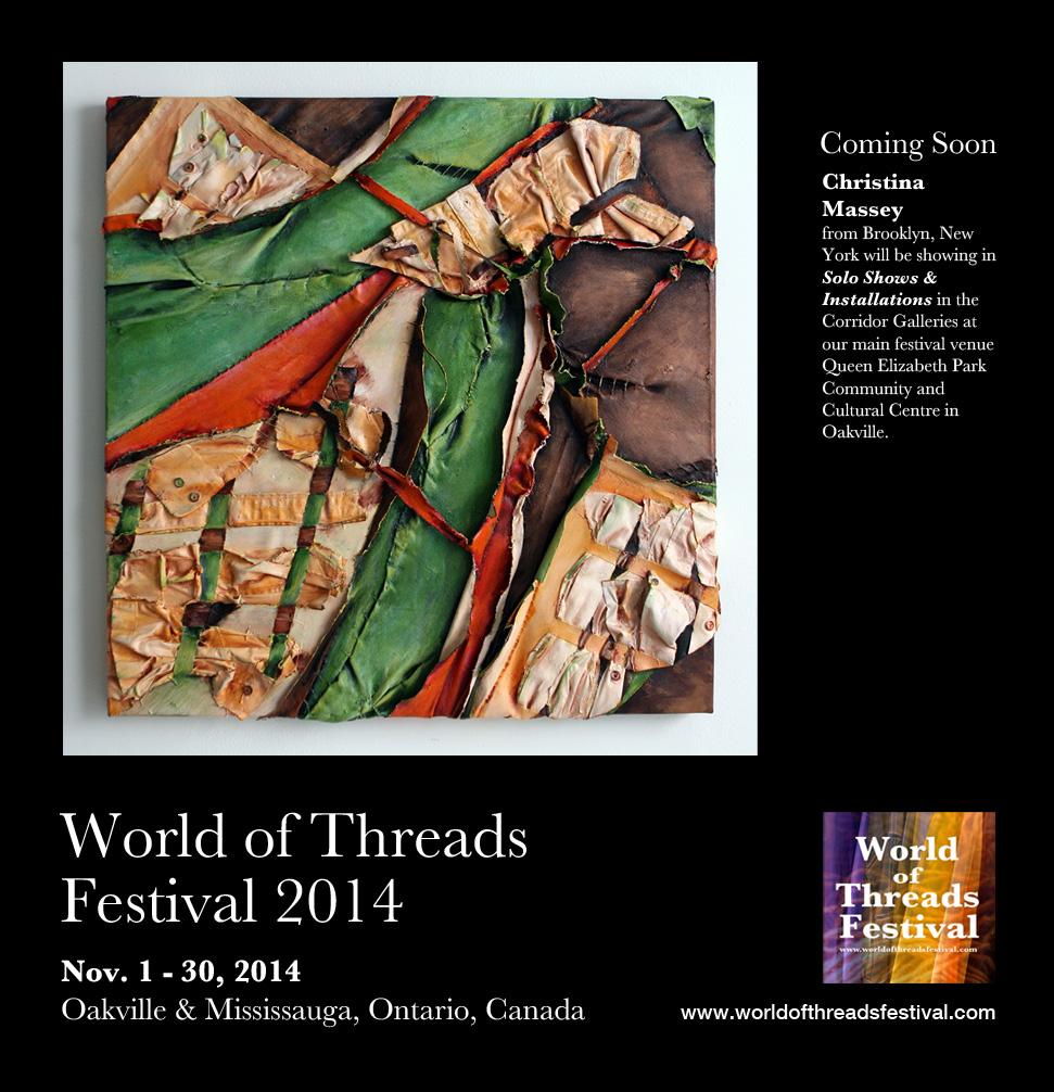 Last day today #worldofthreads Festival ends Nov 30.  12-5pm. Don’t miss it.  
Info worldofthreadsfestival.com/exhibitions_me…