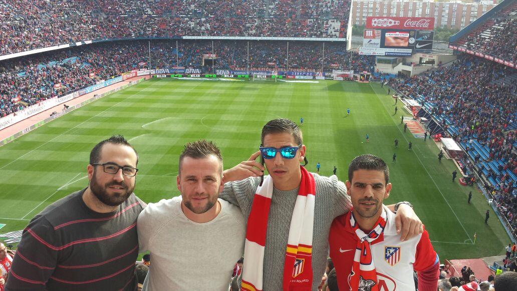 FranFutre's tweet photo. Mañana de partido en el Calderon http://t.co/LWXKAs11eX