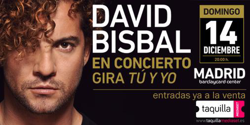 agenda_bisbal's tweet photo. ¡A sólo 2 semanas para el cierre de #giraTúyYo 2014 de @davidbisbal en #Madrid!
http://t.co/hGq7jvntlA
#TuyYoMadrid http://t.co/lGIq2yf9qC