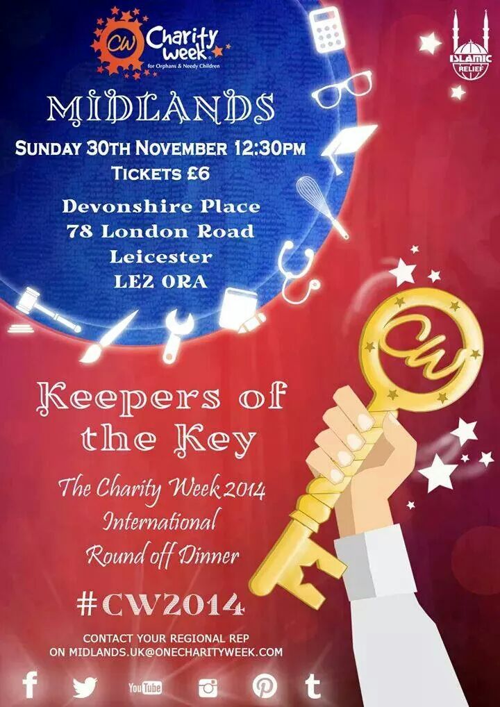 IslamicReliefNE's tweet photo. All the best to @oneCharityWeek are fully #UnlockingCW righy nw at the INTERNATIONAL Round-Off in #Leicester
#CW2014 http://t.co/7jmYFyj6At