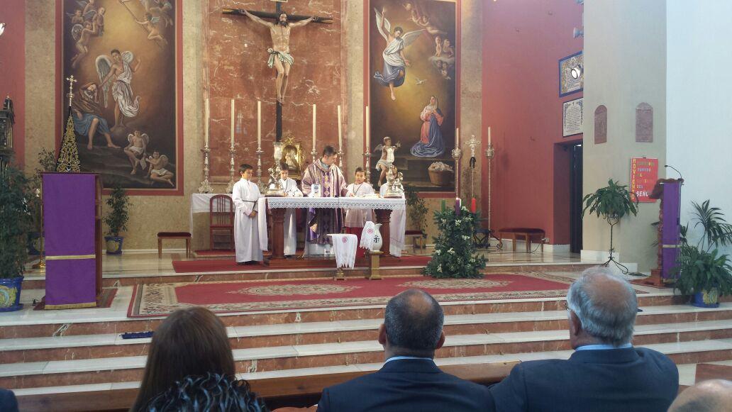BorriquitaCoria's tweet photo. Misa de Acción de Gracias con la Parroquia de San José con motivo de su L aniversario http://t.co/2vbkLu6sMk