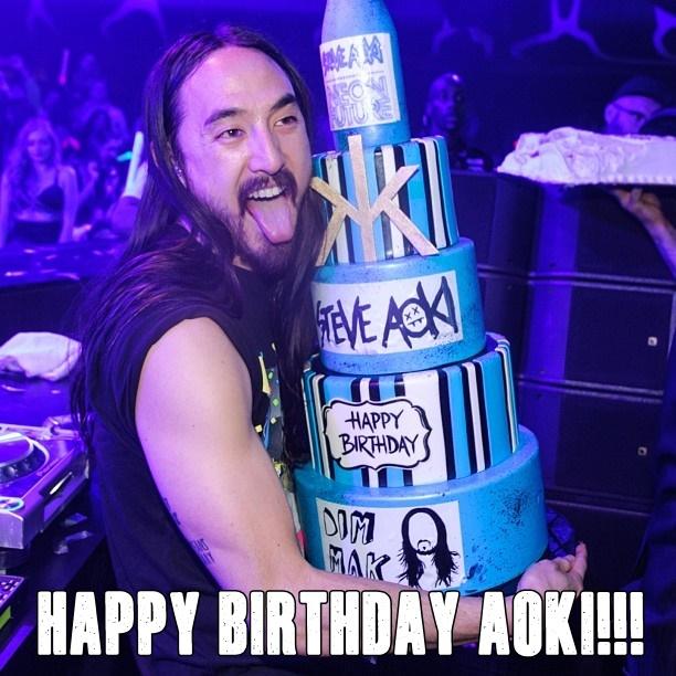 Happy Birthday Steve Aoki! 